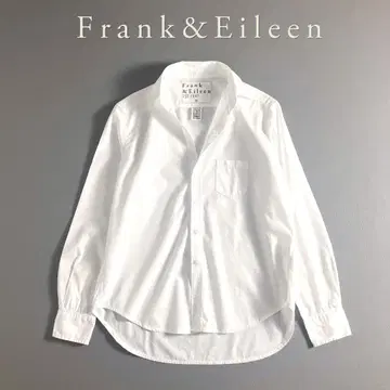 420t*새상품급 프랭크 앤 아이린 Eileen 화이트 코튼 셔츠