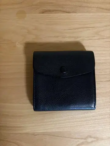 신레더스 블랙 미들 지갑