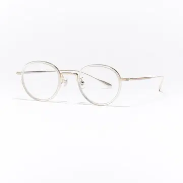 JINS combination metal 클래식 안경 클리어 렌즈