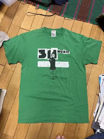 311 MUSIC 그린 티셔츠