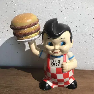[레어] 90년대 Big Boy 빅보이 햄버거 저금통 90년대