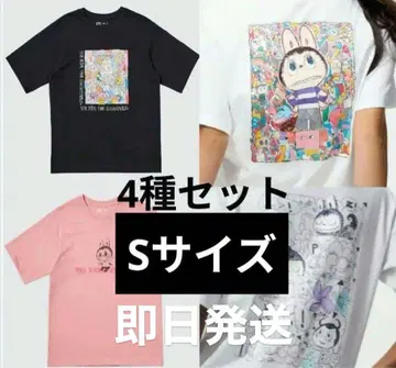 UNIQLO POPMART UT 라부부 S 사이즈 4세트
