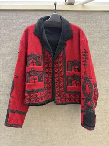 80년대 멕시코 과테말라 자수 울 자켓 vintage