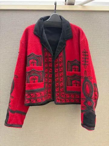 80년대 멕시코 과테말라 자수 울 자켓 vintage