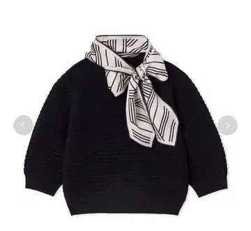 2025 SS SNIDEL 스카프 니트 풀오버