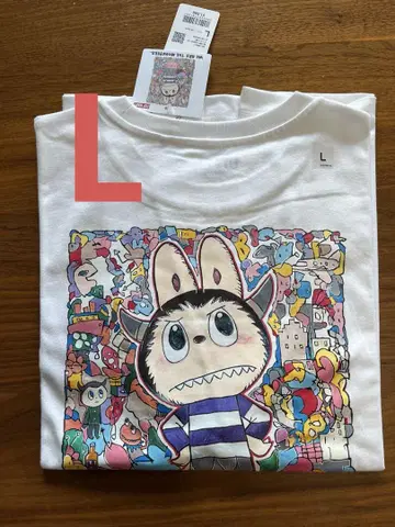 UNIQLO POPMART UT 유니클로 팝마트 라부부 L 화이트