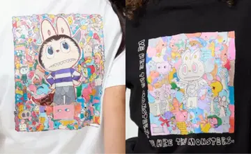 유니클로 popmart UT 라부부 L 2매 세트 UNIQLO