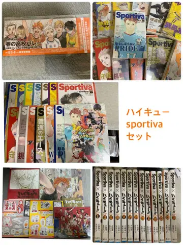 하이큐!! x sportiva 콜라보 표지 소설, 비주얼 보드 세트
