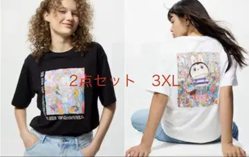 [완판템] UNIQLO 팝마트 콜라보 더 몬스터즈 라부부 티셔츠