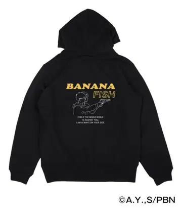 BANANA FISH 후드티 L 사이즈 (ZOZOTOWN 콜라보)