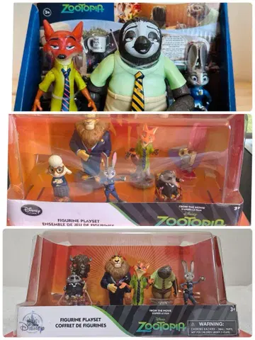 Mattel 디즈니 주토피아 플래시 팩 피규어 세트