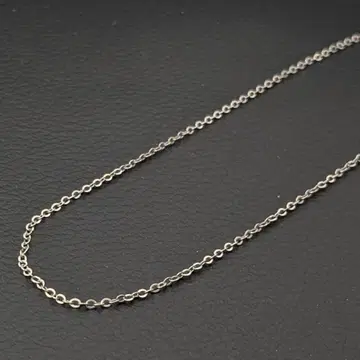 빈티지 실버 925 케이블 체인 목걸이 1.1g