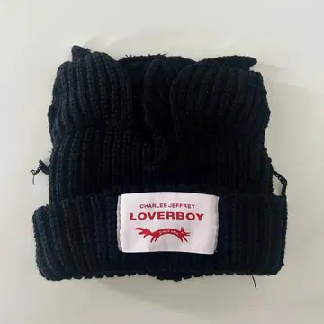 LOVERBOY 러버 보이 고양이 귀 니트 모자 비니 고양이 귀 비니