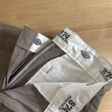 Dickies 874 Original Fit 베이지 치노 팬츠 28인치