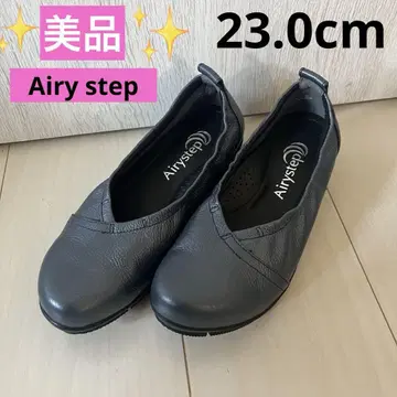 새상품급 Airy step 여성 신발 23.0 네이비 폭넓음 편안함