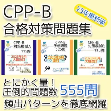 CPP-B 조달 프로페셔널 자격 모의 AB & 문제집 555문항 세트