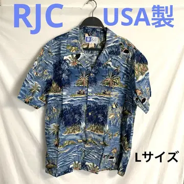 USA 제작 RJC 빈티지 알로하 셔츠 L 사이즈