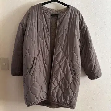 merlot 멀로 퀼팅 보아 자켓