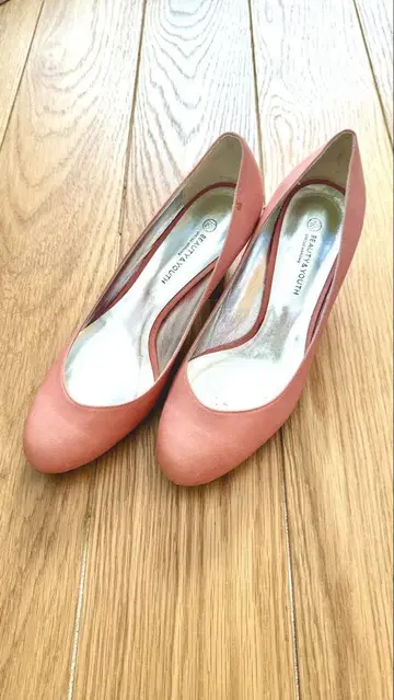 살몬 핑크 5cm 힐 펌프스 BEAUTY&YOUTH
