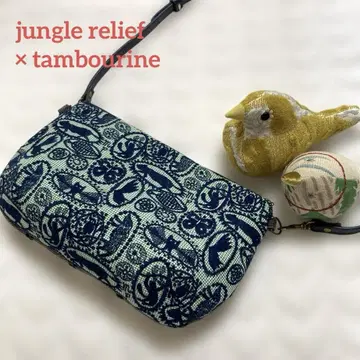 727 양면 숄더백 jungle relief x tambourine