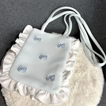 jiltu ribbon frill 토트 bag 토트백