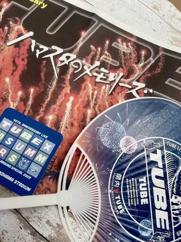 TUBE 40주년 기념 애니버서리 신문 하마스타판 특별호 덤 포함