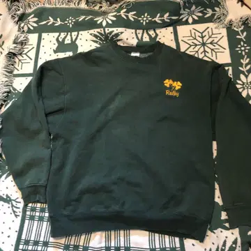 USA 제작 맨투맨 XL 그린 헤비 웨이트 MUNSING WEAR