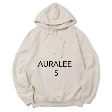 [새상품급] AURALEE 오라리 후드티 베이지