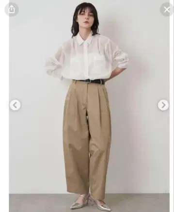 엘렌딕 치노 배럴 팬츠