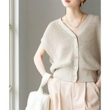 noble New 페이퍼 얀 베스트 베이지
