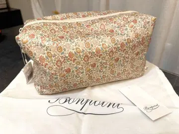 미사용/프랑스 봉쁘앙 리버티 패턴 빅 파우치 bag in bag으로도