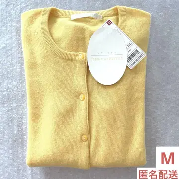 새상품 미사용 택 포함 UNIQLO 캐시미어 100% 가디건 긴팔 M