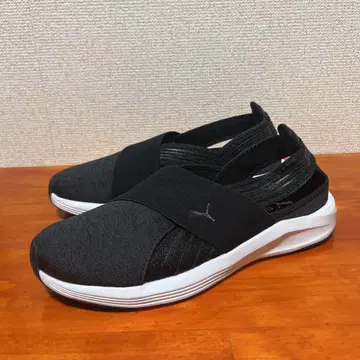 새상품급 푸마 플랫슈즈 스니커즈 23.5cm 프라우루 클리어