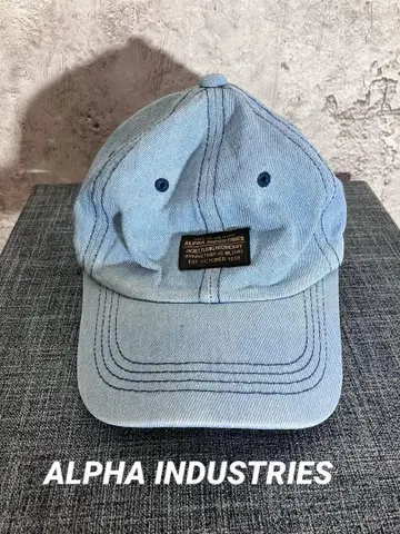 ALPHA INDUSTRIES 데님 야구 모자 골프 캡