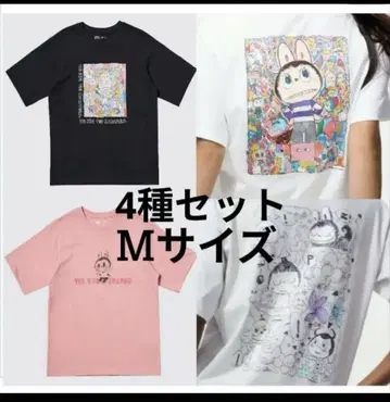 UNIQLO POPMART UT 라부부 유니클로 M 4매 세트 당일 발송