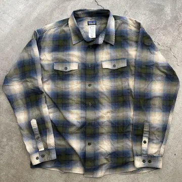 00s patagonia 옴브레 체크 셔츠 섀도우 하루키의 구제 의류
