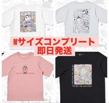 UNIQLO POPMART UT 라부부 유니클로 M 4매 세트