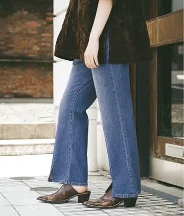 (NKJ 2025AW) COMPACT FLARE DENIM