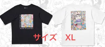 니크로 팝마트 더 몬스터즈 라부부 티셔츠 XL 블랙 화이트 2색 세트