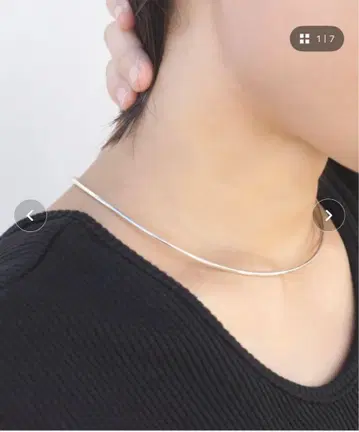 [ ieLS ] SV925 실버 초커 S