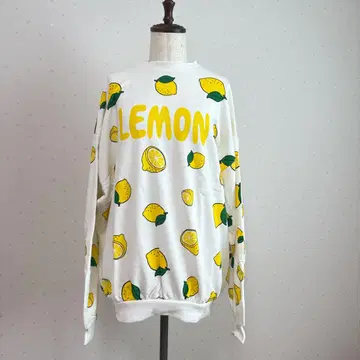 [택 포함 새상품] PUNYUS lemon 맨투맨 사이즈 3