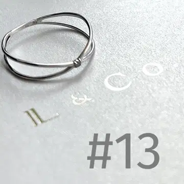 l&co k10 다이아몬드 크로스 반지