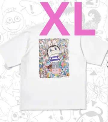 유니클로 팝마트 라부부 T셔츠 XL 사이즈