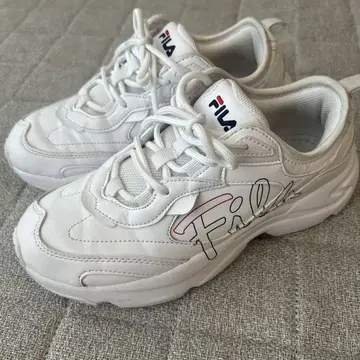 [ FILA ] 휠라 레이 트레이너 스크립트 22.5 화이트