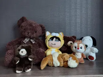 봉제 인형 세트