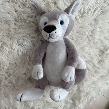 아사히카와 동물원 늑대 봉제 인형