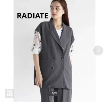 RADIATE 더블 테일러드 베스트 겉옷