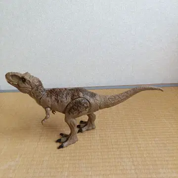 가동식 브라운 공룡 모델 약 30cm