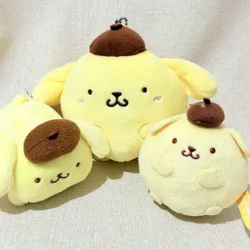 폼폼푸딩 봉제 인형 키링 스트랩 묶음 판매