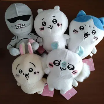 치이카와 음성 봉제 인형 5개 세트 인형뽑기 경품